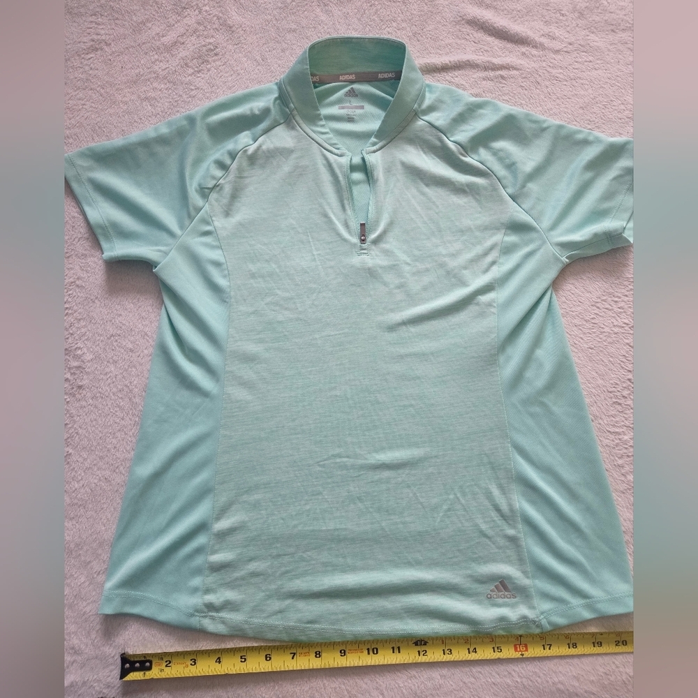 Adidas Golf Quarter Zip Polo Women’s L
